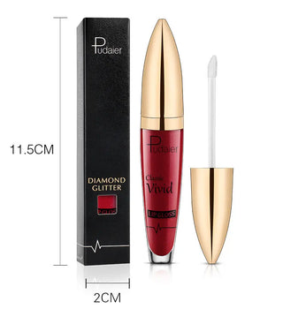 Sexy Diamond Shimmer Glitter Lipg Loss Matte To Glitter Liquid Lipstick Waterproof Diamond Pearl Colour Lip Gloss Makeup Beauty ALODIA STORE
