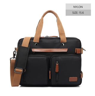 Men Canvas Work Bag Briefcase Travel Messenger Shoulder Bag Multifunction Tote Handbag Big Casual Business Laptop Pocket XA284ZC ALODIA STORE