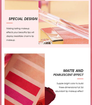 IMAGIC Lipgloss Matte 20 Colors Lip Gloss Velvety Lipstick Liquid Matte Waterproof Lip Tint Full & rich Sexy Lip Makeup Cosmetic ALODIA STORE
