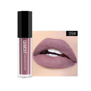 QIBEST Liquid Lipstick Lips Matte Lipgloss Pigment Waterproof - Alodia Store