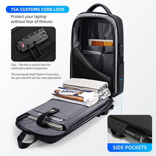 Fenruien Brand Laptop Backpack Anti-theft Waterproof School Backpacks USB Charging Men Business Travel Bag Backpack New Design ALODIA STORE