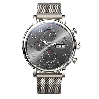 LOBINNI Luxury Mechanical Gear Watch Men gift Seagull Movement Automatic Black Self Winder Sapphire Watch Brand Men Metal Bezel ALODIA STORE