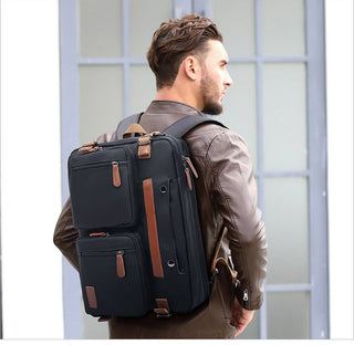 Men Canvas Work Bag Briefcase Travel Messenger Shoulder Bag Multifunction Tote Handbag Big Casual Business Laptop Pocket XA284ZC ALODIA STORE