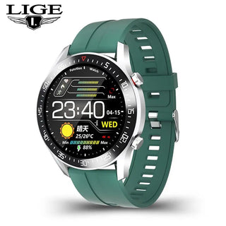 LIGE New Steel Band Digital Watch Men Sport Watches Electronic LED Male Wrist Watch For Men Clock Waterproof Bluetooth Hour+box ALODIA STORE