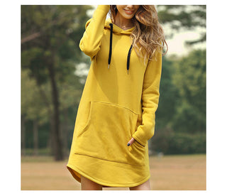 Hoodies Dress Pocket Sweatshirt Korean Pop style ALODIA STORE