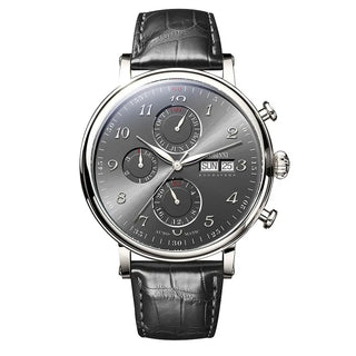 LOBINNI Luxury Mechanical Gear Watch Men gift Seagull Movement Automatic Black Self Winder Sapphire Watch Brand Men Metal Bezel ALODIA STORE