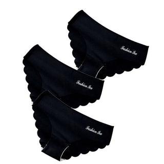 Panties For Women Seamless Panty Set Solid Invisible Underwear Sexy Low Waist Briefs Women's Underpants Lingerie Dropship 3 Pcs ALODIA STORE