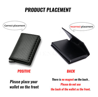 Leather Bank Card Wallet ALODIA STORE