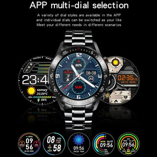 LIGE New Steel Band Digital Watch Men Sport Watches Electronic LED Male Wrist Watch For Men Clock Waterproof Bluetooth Hour+box ALODIA STORE