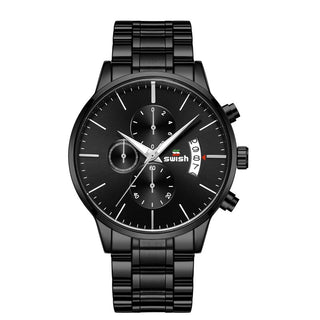 SWISH Men Watch 2022 Waterproof Stainless Steel Sport Quartz Clock Men's Watches Top Brand Luxury Man Wristwatch ALODIA STORE