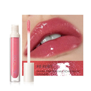 FOCALLURE Lipgloss Last High Shine Glow Plumpling Not-sticky Liquid Moisturizer Lip Balm Waterproof Lip Tint Makeup ALODIA STORE