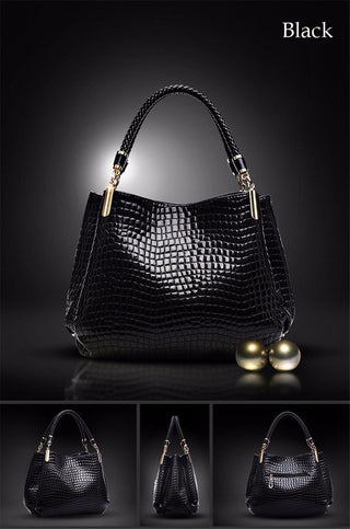 Ladies Hand Top-handle Bags for Women 2019 PU Leather Designer Handbags High Quality Women Shoulder Bag Black Bolsa Feminina Sac ALODIA STORE