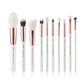 Jessup Makeup Brushes 10pcs Makeup Brush Natural ALODIA STORE