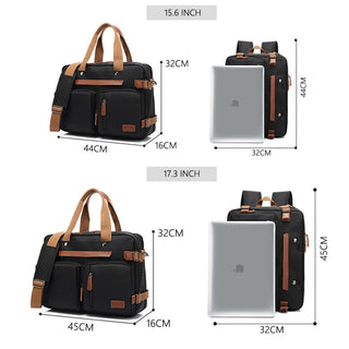 Men Canvas Work Bag Briefcase Travel Messenger Shoulder Bag Multifunction Tote Handbag Big Casual Business Laptop Pocket XA284ZC ALODIA STORE