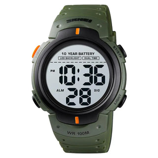 SKMEI Outdoor Sport Watch 100M Waterproof Digital Watch Men Fashion Led Light Stopwatch Wrist Watch Men's Clock Reloj Hombre ALODIA STORE
