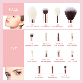 Jessup brushes 15pcs Professional Makeup Brushes Set ALODIA STORE