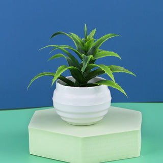 Mini Artificial Aloe Plants Bonsai Small Simulated Tree Pot Plants Fake Flowers Office Table Potted Ornaments Home Garden Decor ALODIA STORE