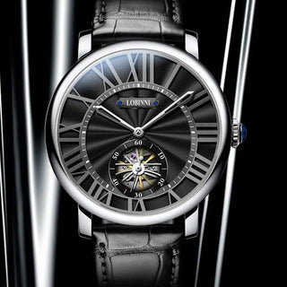 Switzerland Luxury Brand Men Skeleton Watch Leather Seagull Movement Automatic Men Watch Business relogios masculino Waterproof ALODIA STORE