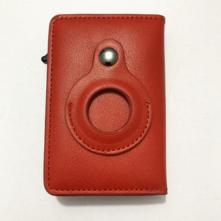 Top Carbon Fiber For Apple Airtag Wallet Men Business ID card ALODIA STORE