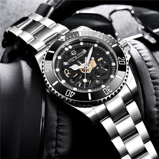 PAGANI DESIGN Stainless Steel Waterproof Mechanical Watch Top Brand Sapphire Glass Automatic Watch Luxury Business Men Watch ALODIA STORE