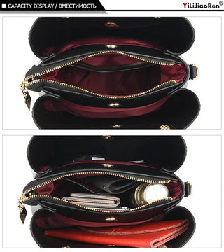Fashion Hand Bags for Women Famous Brand Leather Shoulder Bag Ladies Purses and Handbags Luxury Handbags Women Bags Designer Sac ALODIA STORE