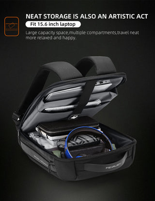 Fenruien Waterproof 15.6 Inch Men Laptop Backpack Usb Charging School Bag Anti Theft Backpack Male Travel Backpacks 2020 New ALODIA STORE