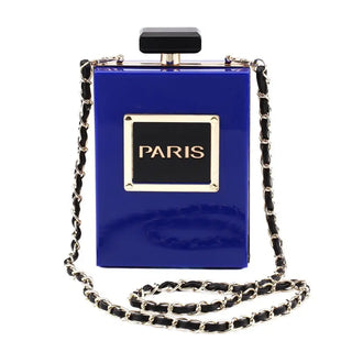 Transparent Bag Women Acrylic Casual Black Bottle Handbags for Female Wallet Paris Party Toiletry Wedding Clutch Evening Flaps ALODIA STORE