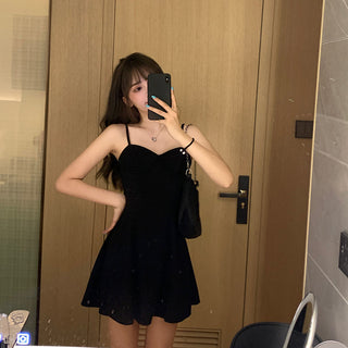 Elegant Party Dress Women Long Sleeve Sweet Empire High Street Mini Dress Gothic Y2k Dress ALODIA STORE