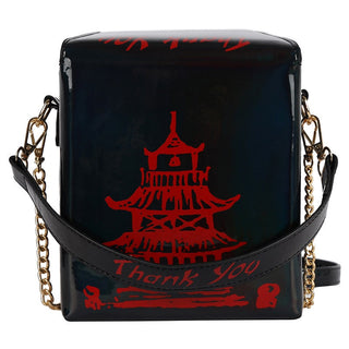ENJOININ Chinese Takeout Box Purse Pu Leather Women ALODIA STORE