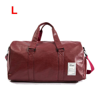 Travel Bag Carry on Luggage Duffel Bags Large PU Leather Tote Belt Weekend Crossbody Bag Overnight Solid sac de voyage XA88WC ALODIA STORE