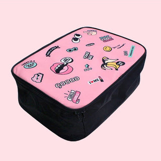 New Travel Cartoon Cosmetic Bag Portable Women Makeup Cases Large Capacity ALODIA STORE