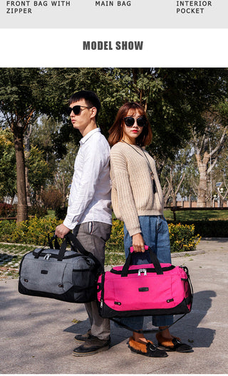 Scione Men Travel Bag Large Capacity Hand Luggage Travel ALODIA STORE