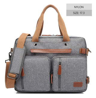 Men Canvas Work Bag Briefcase Travel Messenger Shoulder Bag Multifunction Tote Handbag Big Casual Business Laptop Pocket XA284ZC ALODIA STORE