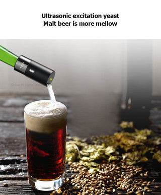 Portable Electric Beer Dispensers 40000 Times/s Ultrasonic Vibration Special Purpose For Bottled & Canned Beer Foam Machine ALODIA STORE