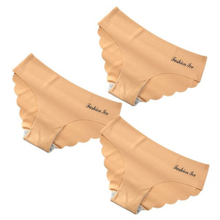 Panties For Women Seamless Panty Set Solid Invisible Underwear Sexy Low Waist Briefs Women's Underpants Lingerie Dropship 3 Pcs ALODIA STORE