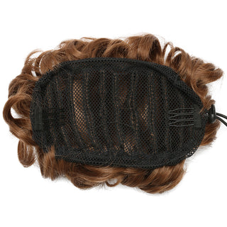 HAIRRO Synthetic Chignon Drawstring Scrunchies Elastic Band Hair Bun Straight Updo Hairpiece Synthetic Hair Natural Fake Hair ALODIA STORE