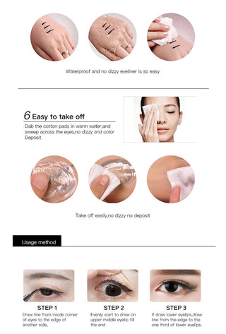 Waterproof Long-lasting Eyeliner Cosmetic ALODIA STORE