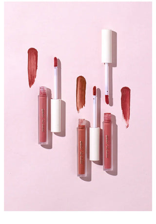 QIBEST Waterproof Liquid Lipstick Lips Makeup Lip Gloss Long Lasting 8 Colors Nude Cosmetic Makeup Matte Lipgloss Lip Tint Matte ALODIA STORE