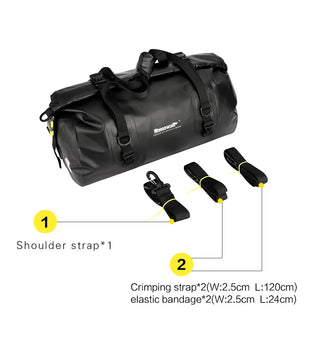 Rhinowalk 20L Waterproof Pannier Bag Multifunctional Bike Bag High Capacity Bicycle Bag Shoulder Bag Bike Accessory ALODIA STORE