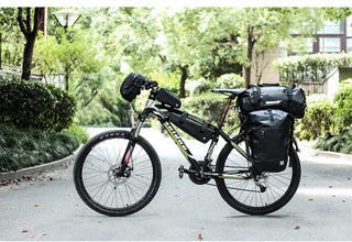 Rhinowalk 20L Waterproof Pannier Bag Multifunctional Bike Bag High Capacity Bicycle Bag Shoulder Bag Bike Accessory ALODIA STORE