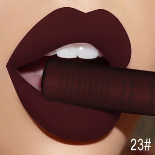 QIBEST Liquid Lipstick Waterproof Lip Gloss 34 Colors Matte Lipstick Long lasting Lipgloss Cosmetics Lips Makeup Nude Maquiagem - Alodia Store