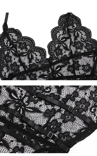 Sexy Plus size Women lingerie Lace See-through Erotic Underwear lingerie sheer bodysuit Sleepwear Exotic intimate sexy lingerie ALODIA STORE
