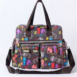 Ladies LargeCapacity Waterproof Tote Bag Flower ALODIA STORE