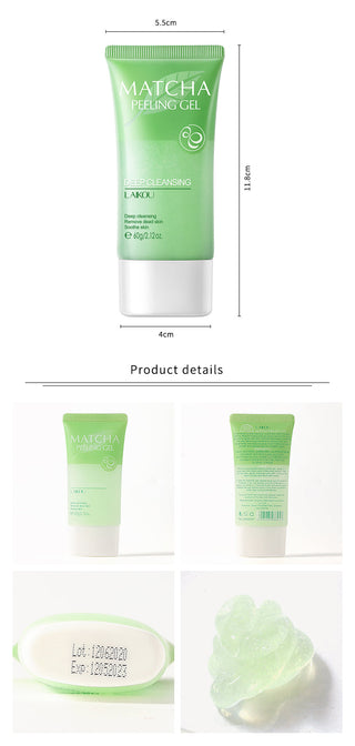 Matcha Exfoliating Face Scrub Moisturizing Oil Control Peeling Mud Mask Remove Dead Horny Blackhead Anti Acne Body Scrub ALODIA STORE
