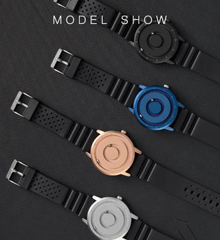 EUTOUR New Innovative Blue Gold Magnetic Metal Multifunctional Watch Men's Fashion Sports Quartz Watch Simple Men's Watch ALODIA STORE
