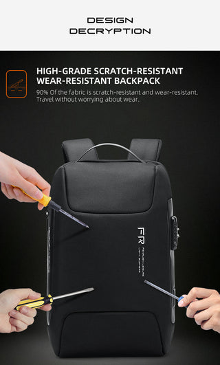 Fenruien Waterproof 15.6 Inch Men Laptop Backpack Usb Charging School Bag Anti Theft Backpack Male Travel Backpacks 2020 New ALODIA STORE
