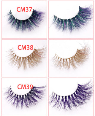 New color 3D mink lashes extension ALODIA STORE