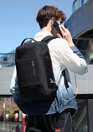 Fenruien Waterproof 15.6 Inch Men Laptop Backpack Usb Charging School Bag Anti Theft Backpack Male Travel Backpacks 2020 New ALODIA STORE