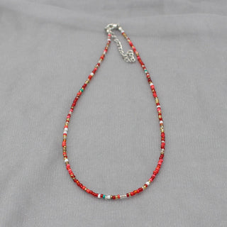 Simple Seed Beads Strand Choker Necklace Women String  Collar Charm Colorful Handmade Bohemia Collier Femme Jewelry Gift ALODIA STORE