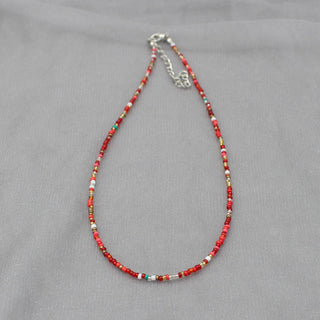 Simple Seed Beads Strand Choker Necklace Women String  Collar Charm Colorful Handmade Bohemia Collier Femme Jewelry Gift ALODIA STORE